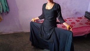 Halloween fastival special Desi Indian village girl was hard Fuck with boyfriend on dogy position part2