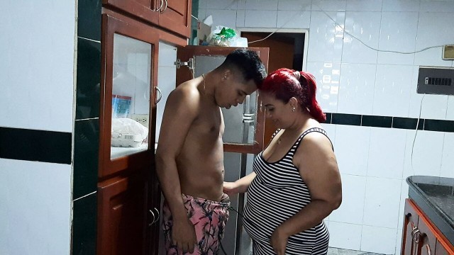 Rich stepmom is very horny and wants my cock
