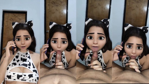 18yo Teen Girl Calls Her Boyfriend Cuckold While Sucking My Dick NTR